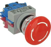 Switch,Pushbutton,E-Stop,40mm,Pushlock Turn Reset,Non-illuminated,1NO-1NC - 70172556 - Allied Electronics, Inc.