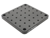 Optical Breadboard Plate, Solid Aluminum, 150 x 150 mm, 25 mm M6 Grid -- M-SA2-06X06 - Image