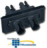 Siemon FOB Bezel with Duplex ST Adapter (2 Fibers) - FOB-BZL-SA-01 - TelephoneStuff.com