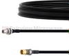 Slide-On BMA Plug Bulkhead to Snap-On BMA Jack Cable FM-SR141TBJ Coax in 36 Inch - FMCA1617-36 - Fairview Microwave Inc.