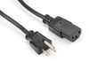 6.5-ft. Power Cord, NEMA 5-15P to IEC-60320-C13 -- EPXR08 - Image