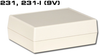 S-Series Two Piece Electronic Enclosure - 231-I - Serpac Electronic Enclosures