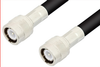 C Male to C Male Cable 72 Inch Length Using RG8 Coax, RoHS - PE33316LF-72 - Pasternack