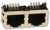 Cat3 Rj45 Modular Jack, 8Pos, 2 Port; Modular Connector Type Molex -- 57H1148