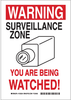 Security Sign - 123537 - Brady Corporation