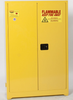 Eagle 45 gal Yellow Hazardous Material Storage Cabinet - 43 in Width - 65 in Height - Floor Standing - 048441-33280 - 048441-33280 - R. S. Hughes Company, Inc.