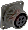 connector,box receptacle,class r,size 14s,4 #16 solder socket contact -- 70009975