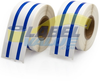 Seiko Compatible LV-SLP-FLB File Labels, Blue Stripe - LV-SLP-FLB - LabelValue