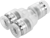 Push-in Y-connector - NPQP-Y-Q4-E-FD-P10 - Festo Corporation