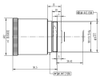 13mm f/2.0 Athermalized Lenses for MWIR Thermal Cameras -- 311-001