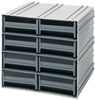 Interlocking Cabinet, 8Drawer, Gry; No. Of Drawers Quantum Storage - 44AC6107 - Newark, An Avnet Company