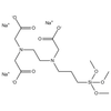 N-(TRIMETHOXYSILYLPROPYL)ETHYLENEDIAMINE, TRIACETIC ACID, TRISODIUM SALT 35% IN WATER -- SIT8402.0 - Image