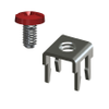 Low Profile PC Mount w/ Red Screw-Unassembled - 8195-2 - Keystone Electronics Corp.
