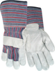Red Steer 13173 White Large Cowhide Suede Leather Driver's Gloves - Wing Thumb - Uncoated - 13173 LG - 13173 LG - R. S. Hughes Company, Inc.