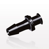 Female Luer Lock to Barb, Black - LF6131 - Qosina Corp.
