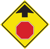 Brady B-959 Aluminum Square Yellow Stop Signs, Traffic Control Signs & Banners Sign - 30 in Width x 30 in Height - 115588 - 754473-18546 - R. S. Hughes Company, Inc.