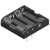 4 AAA Cell Holder, PC -- 2481 - Image