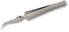 Lindstrom Utility Tweezers - TL 7X-SA - Stainless Steel Curved Tip - 4.53 in Length -- LINDSTROM TL 7X-SA