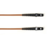 25m (82.0ft) MTRJMTRJ BN OM4 MM Fiber Patch Cable INDR Zip OFNP - FOCMPM4-025M-MTMT-BR - Black Box