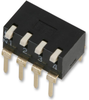 Switch, Dip, 4 Position, Spst, Piano; No. Of Circuits Multicomp Pro - 74M3011 - Newark, An Avnet Company