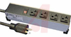 Strip, Power; 4; 6 ft.; UL Listed, CSA Certified; Metal; 6 ft. - 70175098 - Allied Electronics, Inc.