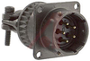connector,metal circ,class e,wall recept w/clamp,size 14,5 #16 solder pin cont - 70010498 - Allied Electronics, Inc.