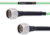 Temperature Conditioned Low Loss N Male to N Male Cable LL142 Coax in 18 Inch - FMHR0174-18 - Fairview Microwave Inc.