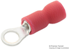 Terminal, Ring Tongue, 3.7Mm, Crimp, Red; Stud Size - Metric Multicomp Pro - 01M5287 - Newark, An Avnet Company