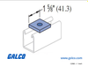 UNST Strut Hardware - P1063EG - Galco Industrial Electronics
