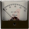 AC Voltage Meter, 0-150ACV, Iron-Vane; High Density Black Plastic; + 2% - 70209378 - Allied Electronics, Inc.