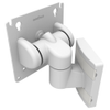 Monitor Mount, Tilt & Swivel, With VESA Mounting Plate, Wall Mount, Front Fastened, Aluminum Alloy, Powder Coat, White - AV-D32-10K142-76 - Southco
