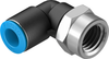Push-in L-fitting - QSLF-3/8-10-B - Festo Corporation