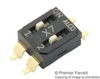 Dip Switch, 2Pos, Spst, Slide, Smd; No. Of Circuits Alcoswitch - Te Connectivity -- 38AC1008 - Image