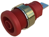 Connector, 4Mm Socket, Red, 32A, Qc Rohs Compliant Hirschmann Test And Measurement - 57AK6999 - Newark, An Avnet Company