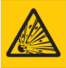 Brady B-946 Black on Yellow Square Vinyl Right-To-Know / Compliance Label - 1 1/2 in Width - 1 1/2 in Height - 58592 - 754476-58592 - R. S. Hughes Company, Inc.