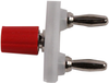 Double Banana Plug W/ Binding Post, Red; Gender Pomona - 24C4801 - Newark, An Avnet Company