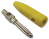 Banana Plug, 16A, Screw, Yellow; Gender Deltron Components - 45M6884 - Newark, An Avnet Company