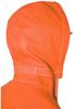 Ansell AlphaTec 66-684 Fluorescent Orange Universal CPC Polyester Trilaminate Reusable Chemical-Resistant Hood - Detachable Hood - 076490-12755 -- 076490-12755 - Image