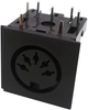 Din Audio/video Conn, Jack, 5Pos, Pcb; No. Of Contacts Deltron Components - 94AC9782 - Newark, An Avnet Company
