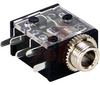 3.5MM PC vertical mount Jack, mono, threaded bushing - 70214417 - Allied Electronics, Inc.
