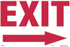 Brady Prinzing Rectangle White Exit Sign - 10 in Width x 14 in Height - TEXT: EXIT - SV404E - 754473-49536 - R. S. Hughes Company, Inc.