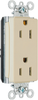 PlugTail Decorator Spec Grade Receptacle -- PT26252GRY - Image