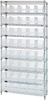 Open Wire Shelving, 9Shelves, 40Bin, Clr; Shelving Unit Type Quantum Storage - 42AC8579 - Newark, An Avnet Company