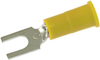 Terminal, Fork, Stud 6, Crimp, Yellow; Product Range 3M - 66W6091 - Newark, An Avnet Company