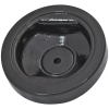 Aluminum Dished Hand Wheel Without Handle: 5.00 in Diameter, 0 Spokes, Bore -- BDW-094 - Image