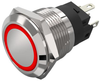 Panel Indicator, Red, 6V, Solder; Led Color Eao - 60AC7373 - Newark, An Avnet Company