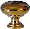 Solid Brass Round Cabinet Knob, 1-1/4 Inch, P.. - 817088 - HardwareSource, Inc.
