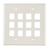 Keystone Faceplates, Frames - FPDG12-FW-ND - DigiKey