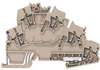 Roof Style Multi Level Terminals Blocks - ZDKPE 2.5-2 - Weidmuller