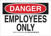 Admittance Sign - 124772 - Brady Corporation